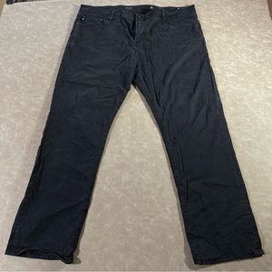 AG Adriano Goldschmied Pants Men's Black 40x32 Everett Slim Straight